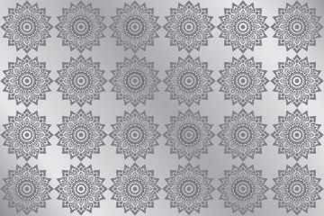 Thai vintage seamless pattern vector background