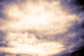 Ominous Grey Storm Clouds Filtered