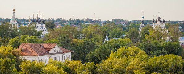 Fototapeta na wymiar View of the ancient Russian city of Murom