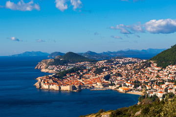 Fototapeta na wymiar View on ancient castle in Dubrovnik. Croatia.
