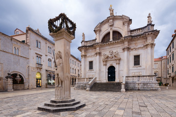 Fototapeta na wymiar Church of Saint Blaise. Dubrovnik. Croatia.