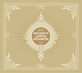 Old Whiskey Label