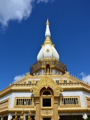 Views of farm,pagoda and old castle in Thailand.