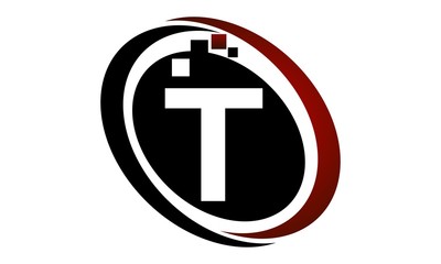 Technology Motion Synergy Letter T
