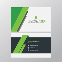 Naklejka premium Modern Creative and Clean Business Card Design Print Templates. Flat Style Vector Illustration