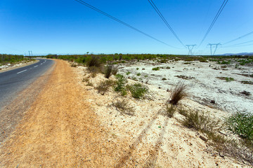 Energieversorgung in der Nähe von Kapstadt
