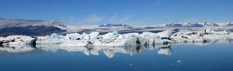 Der Gletschersee Jökulsárlón in Island © Dagmar Richardt