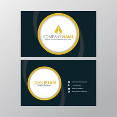 Modern Creative and Clean Business Card Design Print Templates. Flat Style Vector Illustration