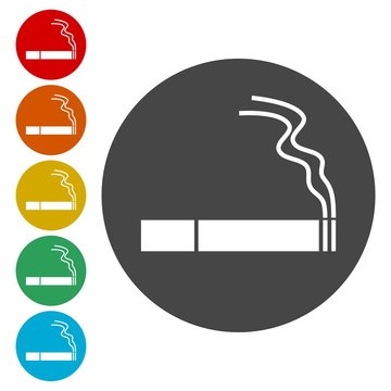 Smoking Icon, Smoke vector icon 