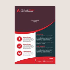 Corporate business annual report brochure flyer design. Leaflet cover presentation. Flier with Abstract geometric background. Modern publication poster magazine, layout template A4 flyer