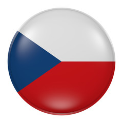 Fototapeta premium Czech Republic button