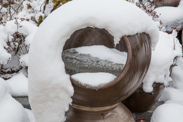 고창읍성의 설경