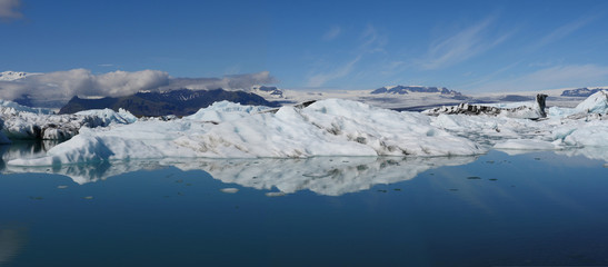 Der Gletschersee Jökulsárlón in Island