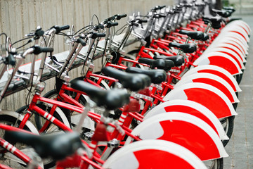 Bicycle sharing system station