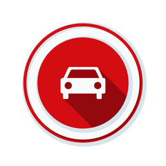 Car Warning Sign illustration