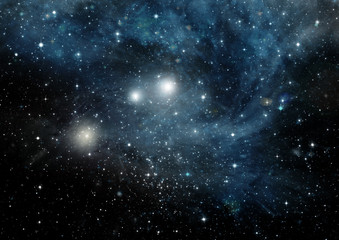 Naklejka premium galaxy in a free space