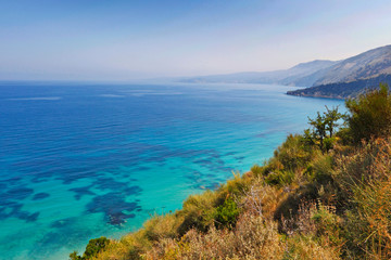 Fototapeta na wymiar Agia Kyriaki in Kefalonia island, Greece