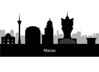Obraz premium Macau skyline city
