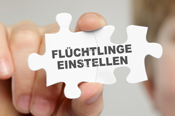 Flüchtlinge einstellen!