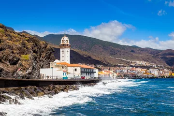 Poster Famous basilica of Candelaria in the eastern part of Tenerife in the Spanish Canary Islands © daliu