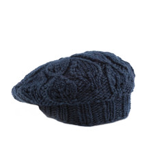 dark blue french beret