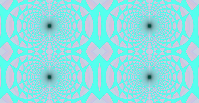 Abstract fractal high resolution seamless pattern background ideal for carpets, tapestries, fabric and wallpapers with a detailed repeating geometric flower like   pattern in light pastel colors