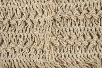 beige woolen fabric