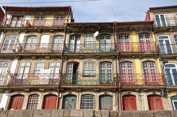 Fototapeta premium Particolare delle case a Porto