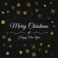 Fototapeta na wymiar Christmas and New Year greeting card