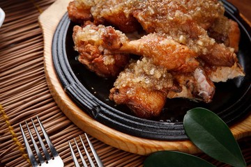 garlic sauce chicken, 마늘통닭