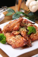 Roasted Chicken with garlic, 구운마늘치킨