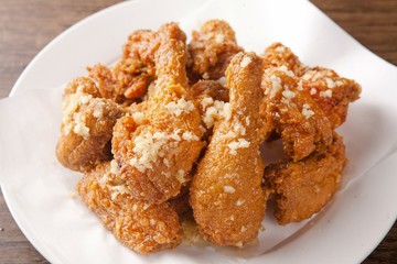 fried Chicken with garlic, 마늘치킨