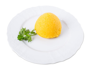 Delicious corn maize porridge.