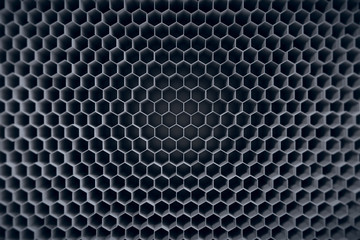 Concrete grey hexagonal pattern background. 3d rendering