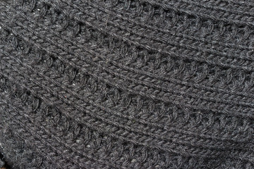 knitted fabric gray