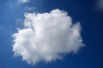 Clouds on blue sky
