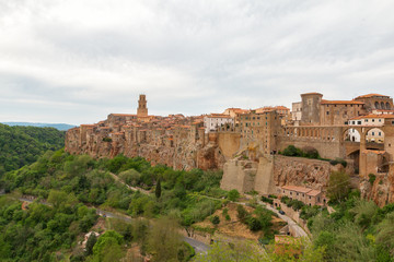 Fototapeta na wymiar Pitigliano charming medieval town in Italy