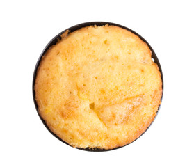 Closeup of delicious cupcake.