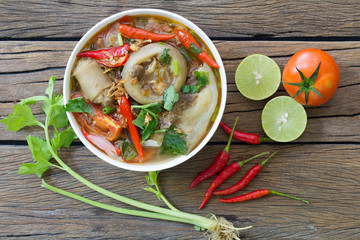 Oxtail soup, halal food, delicious