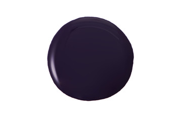 Fototapeta na wymiar Purple color abstract shape nail varnish