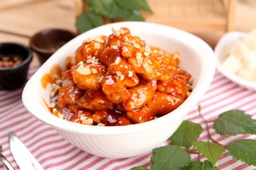 Sweet and Sour Chicken, 닭강정