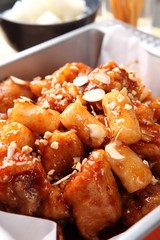 Sweet and Sour Chicken, 매운맛닭강정