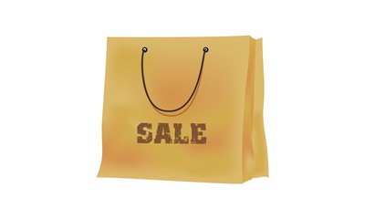 brown paper bag "sale"