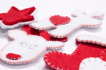 Handmade Christmas toys.