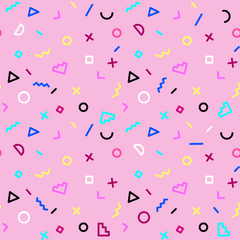 Memphis style background.