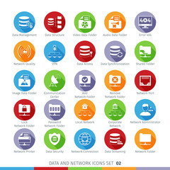 Modern Flat Icons Set 02