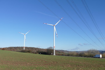 Fototapeta premium Windkraftanlage
