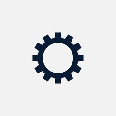 Gear icon simple illustration