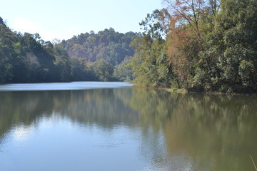 Fototapeta premium Myanmar lake