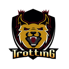 professional logo team trotting club